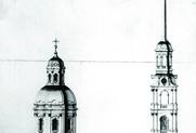 Церковь Рождества Богородицы. Северный фасад. Около 1750